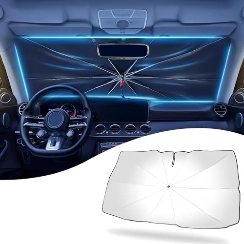 MEDZUK [Neue Upgrade ] Kompatibel mit Honda Jazz IV 4 | Jazz Crosstar 2020-2023 2024 Sonnenschutz Auto Frontscheibe Sonnenschirm, Windschutzscheibe Sonnenblende Anti UV Auto Innen Zubehör