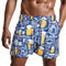 Danfiki Herren Badehose Schnelltrocknend Badeshorts Kurzen Strandhose Sporthose Schwimmhose mit Meshfutter