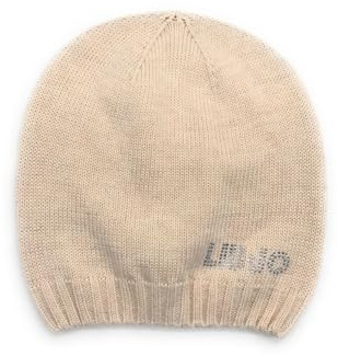 LIU JO Logo Strass Cap, 33801 True Champagner, Taglia unica, Haube