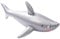 Aufblasbarer Hai Spielzeug Shark Pool Float Spielzeug - Großer Blow Up Hai, Aufblasbare Tiere Hai Dekorationen, Lustige Stilvolle Realistische Pool Zubehör für Pool