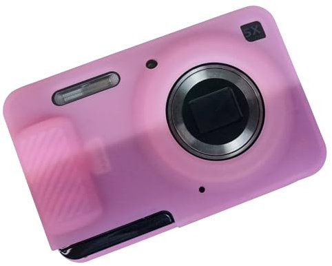 Camera Case for Kodak PIXPRO FZ55, Easy Hood Soft Silicone Cover Anti-Scratch Slim Fit FZ55 DSLR Camera Sleeve Body Skin Travel Protective Case,Mix Pink