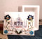 Taj Mahal Schmuckkästchen mit Intarsien, 15,2 x 10,2 cm, weißer Marmor, achteckige Form, Schmuckschatulle für Zuhause und Hotel
