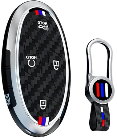 ontto Schlüsselhülle mit Schlüsselanhänger Passt für Hyundai Tucson NX4 Kona SX2 Ioniq 6 Grandeur Azera Elantra Sonata 2022-2025 Autoschlüssel Hülle Metall Schutzhülle Schlüsselcover 5 Tasten Silber