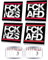 GamesMonkey® - Aufkleber FCK AFD & FCK NZS (50 Stück oder 100 Stück) + Geschenk - FCK AFD Aufkleber FCK NZS Aufkleber Links (V2-100 Stück + 20 Stück kostenlos)
