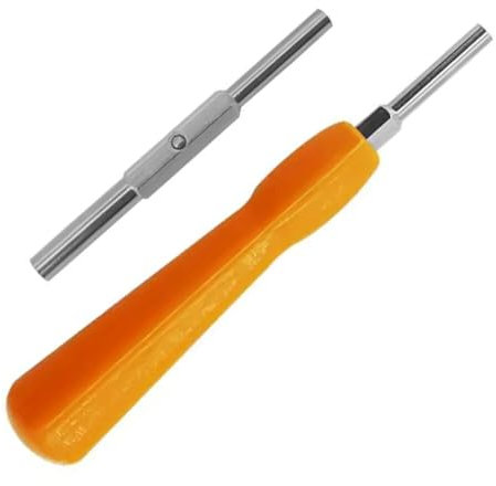 TSUOUKL Schraubendreher 4.5mm & 3.8mm,Doppelendig Gamebit Schraubendreher Set,Magnetischer Schraubendreher,Sicherheits-Schraubendreher für Reparatur SNES, NES, N64,GameBoy