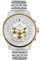 LOUIS XVI Artagnan 3441 - Ø 47.5 mm - Herren Uhr - Chronograph - Wasserdicht - Uhr mit Saphirglas - Bicolor - Armband Silber - Zifferblatt Weiß