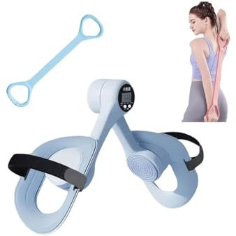 Oberschenkeltrainer für Damen, Hüft- und Oberschenkel-Trainingsgerät mit Gegenwiderstandsband, 360° drehbar, Beckenboden-Muskeltrainer, automatisches Zählen, Heim-Fitnessgerät für Beinstärker
