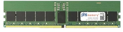 PHS-memory 16GB Memoria RAM Compatibile con Gigabyte MZ33-AR0 DDR5 RDIMM 4800MHz PC5-38400R