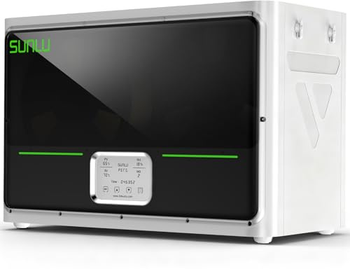 SUNLU 2026 Offizieller Filament Trockner S4, Verbesserte Kapazität für 4 Spulen, Effizientes Trocknen bis 70°C, Intelligente Feuchtigkeitsregelung, Schnelles Aufheizen 3D Filamenttrockner, s4 Weiß