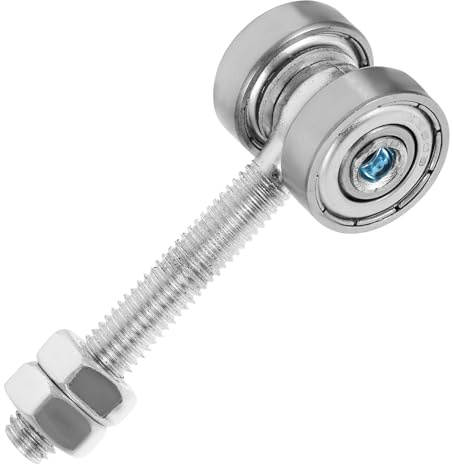 HONITANO Schiebetürrolle Mit Doppel-Kugellager Laufrollen Für Schiebetüren Verzinkter Stahl Trolley-Baugruppe Für Verschiedene Türtypen Einfache Montage 2.80 X 0.98 X 0.87 in