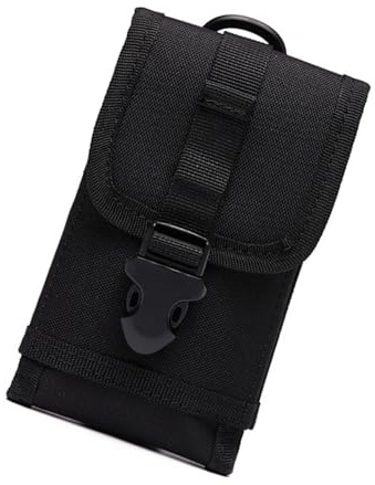 BELOWSYALER Leichte Handytaschen für Herren, Camouflage, mehrere Fächer, Outdoor-Abenteuerausrüstung, geringes Gewicht, Wandertelefonträger