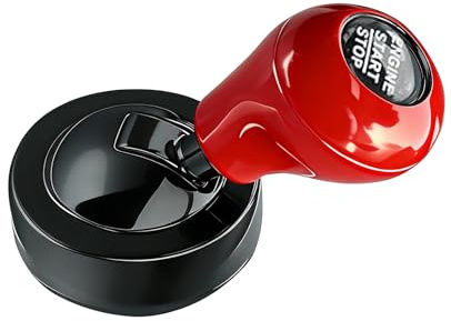 Thewasc Bouton poussoir pour démarrer, levier de joystick rétro pour décoration automobile, levier à bascule ergonomique, installation facile, design en métal