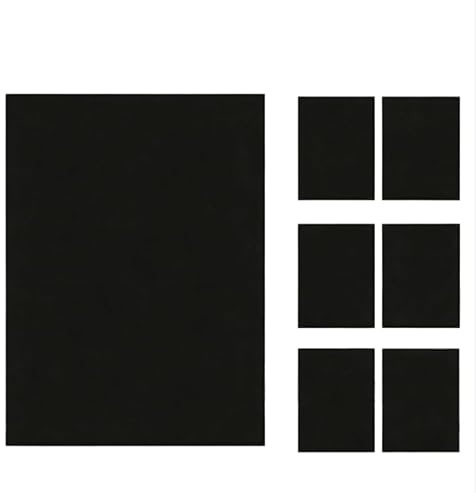 LEOINAER Lot de 6 Feuilles Autocollantes pour Filtre de Couverture de Lumière LED - Film Diffusd'Écran, Réductde Luminosité, pour Réveil, Radio, Moniteur, Boîte de Câble, 5 x 6,7 cm, Facile à Inst