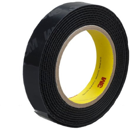 3M Gancio di fissaggio SJ3572, nero, 5,1 cm x 50 m