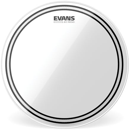 Evans EC Resonant Trommelfell 8 Zoll | Evans EC Resonant Felle bieten kontrollierte Obertöne, klares Sustain, fokussierte Resonanz und zuverlässige Tom-Ansprache.