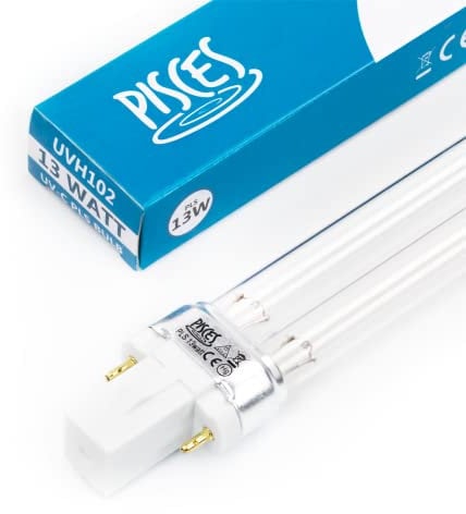 Pisces 13w Watt Pls Uv Bulb - Replacement Lamp For Hozelock Easyclear 9000 Pond Uvc (Ultra-Violet) Filters (G23 Fitting)