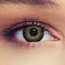 DESIGNLENSES, Braune farbige Kontaktlinsen mit Stärke, 1 Paar (2St), große Augen Effekt, Monatslinsen geeignet für dunkle Augen + Gratis Behälter High intensive Brown -3,50