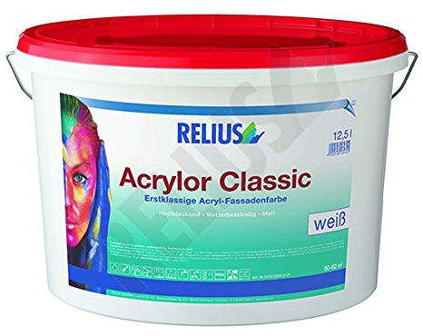 Relius Acrylor Classic, weiß, 10 Ltr.