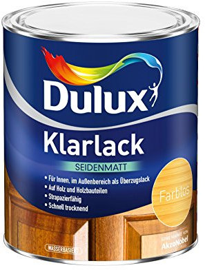 Dulux Klarlack seidenmatt 750ml, farblos, 5194736