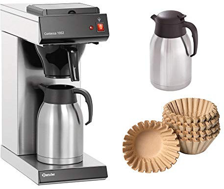Bartscher Kaffeemaschine Contessa 1002 + 1000 Korbfilter + 2. Isolierkanne