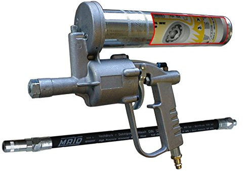 Mato Lube-Shuttle® Einhand Druckluft Fettpressen, Zubehör:Sicherheits-Gummipanzerschlauch RH-30C