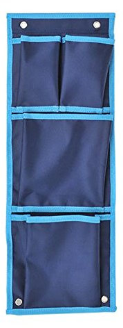 ProPlus 362062 Hängetasche/Hängeorganizer mit 4 Fächern 20x57cm, blau