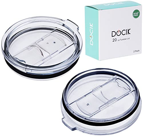 Docik Deckel, plastik, 567 ml Deckel., 20 oz Lid - Pack of 2