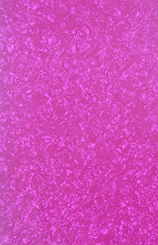 Pickguard Rohmaterial 45 x 29cm, 2-lagig / 2-ply Pink Pearl