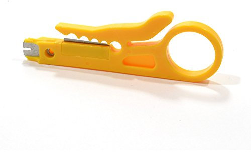 Punch Down UTP Cable Cutter Stripper Herramienta IDC Red - Amarillo