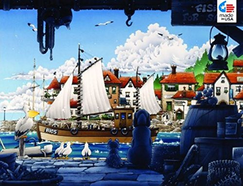 The Great Escape: The Fishing Boat Sets Sail - 1000 Piece Jigsaw Puzzle by Ceaco