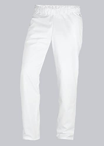 BP 1645-400-21-3XLl Unisex-Hose, mit Gummizug in der Taille, 215,00 g/m² Stoffmischung, weiß, 3XLl