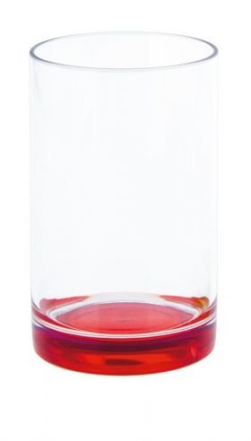 Gimex Trinkglas GreyLine 250 ml rot