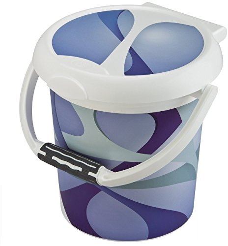 Rotho® Babydesign 11L Baby Nappy Changing Dispose Bin Bucket Pail Container with Nappy Sack Secure Ring 11 Litre (Swiss Made) (Space)