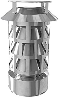 Zugverbesserer für Doppelwandigen Schornstein mit Mündungsabschluss Ø 150 mm
