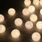 Guirlande lumineuse LED, DOTBUY Intérieur Pile Lumiere Décoration Chambre Enfant Boules Coton Batterie Chaîne Pour Maison Valentin Noël Fêtes Mariage (1.8m / 10 Boule lumière, White)