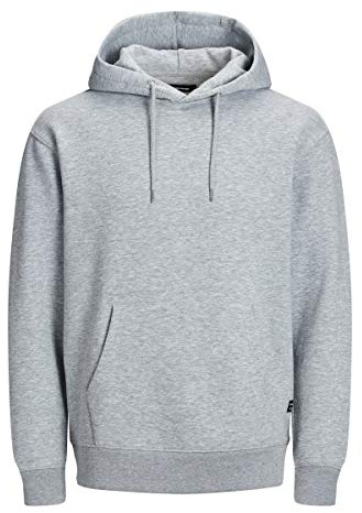 JACK & JONES Male Kapuzenpullover Plus Size Logo Kapuzenpullover | Baumwolle | Regular fit | Kapuze | bedruckt | wärmend | Ohne Verschluss | Basic-Style | ideal für Streetwear