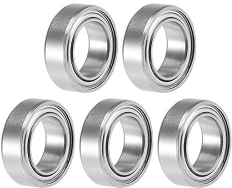 sourcing map 5Stk. SMR138ZZ Kugellager Rillenkugellager Doppelt Geschirmt 440C Edelstahl Bearing Skateboard Bearings 8mm x 13mm x 4mm Rollenlager Skateboard Kugellager Kugellager Set
