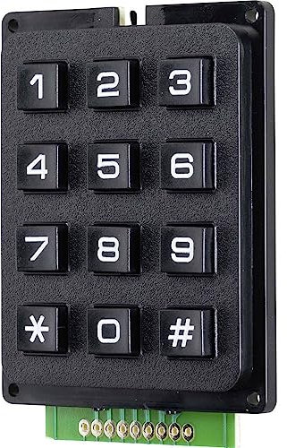 TRU COMPONENTS Drucktastenfeld Tastenfeld Matrix 3 x 4 1St.