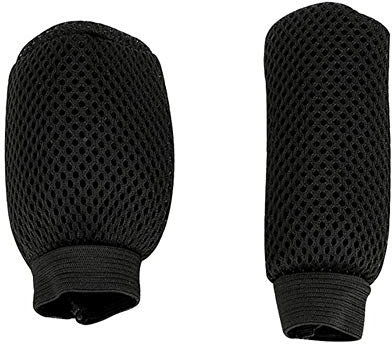 Auto Schaltknauf Abdeckung, Breathable Fabric Handbremse Abdeckung Auto Schaltknauf Schutz rutschfeste Schaltknauf üBerzug Universal Automotive Zubehör, Schwarz
