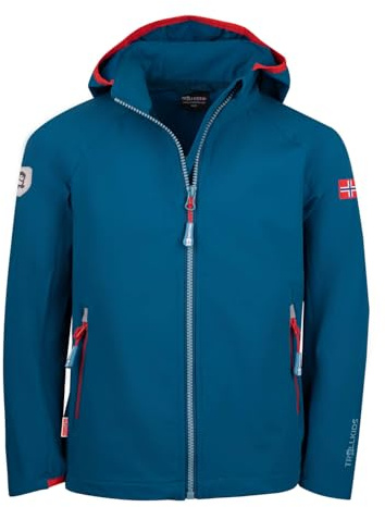 Trollkids Kids Kvalvika Jacket 104, Petrol