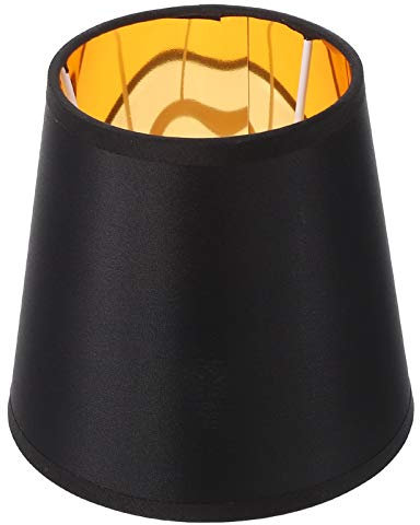 Lurrose Lampenschirme Stoff Textilschirm Stoffschirm Lampenabdeckung für E14 Tischlampe Wandlampe Stehlampe Wandleuchte Pendelleuchte Kerze Kronleuchter Deckenleuchte Deko 15X14X11CM