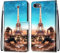nancencen Kompatibel mit iPhone 7 / iPhone 8 / iPhone SE 2020 Hülle,Wallet (Karten Slot) Schutzhülle PU Leder Flip Cover TPU Magnetische Handyhülle - Mädchen Eisenturm