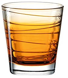 Leonardo Vario Struttura 026841 Verre à eau, verre sodocalcique, orange, 250 ml