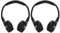 Yctze Drahtloser Kopfhörer, 2 Kanal Kabelloser Infrarot IR Stereo Audio Kopfhörer Kopfhörer für Auto Kopfstütze DVD für ir kopfh?rer cuffie infrarossi