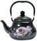 BESTonZON Wasserkocher Aus Emaille Über Den Kaffeekocher Gießen Wasserkessel Retro Vintage Küche Kaffeemaschine Vintage Wasserkocher Bauernkessel Pfeifkessel Japan Rostfreier Stahl