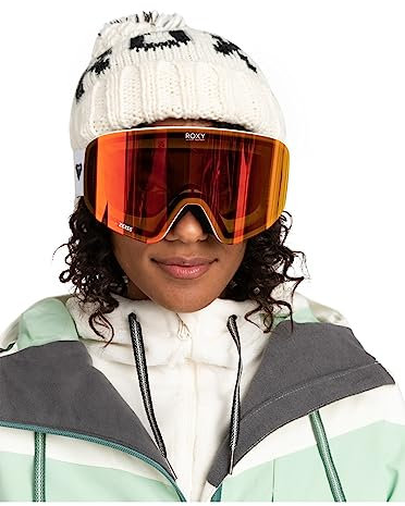 Roxy Feelin Color Luxe - Snowboard/Ski Goggles for Women - Snowboard-/Skibrille - Frauen - One size - Weiss.