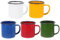 Cabilock 5 Pièces Tasse Émaillée Petites Tasses à Thé Gobelet à Café Chope à Biere Verres à Boissons Mug Émaillé Avec Anse Tasse De Camp Air Coupe De Vin Verre à Vin Métal Enfant Petit Café