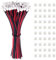 Lyeteung 50 Paires JST 2.54 XH 2 Pin Connecteur, Micro JST XH 2-Broches Connecteur Plug Mâle avec Câble de 150mm 22AWG et Femelle (Rouge Noir)