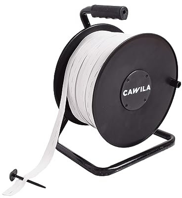 Cawila Ruban de marquage flexible pour terrain de jeu - 75 m de long x 2,5 cm de large - Pour une utilisation mobile des terrains de jeu