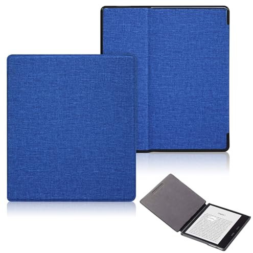 Sakenitly Durable Fabric Case For 7“ Kindle Oasis (10th and 9th Generation ONLY, 2019 and 2017 Release), Lightweight Durable Fabrics Cover with Auto Sleep/Wake for 7 inch Kindle Oasis